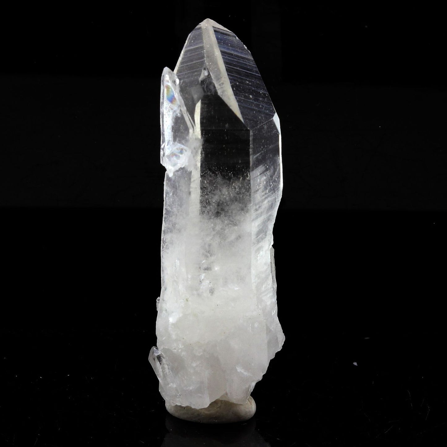 Quartz mineral. 72.85 carats. La Gardette Mine, Bourg d'Oisans, Isère, France