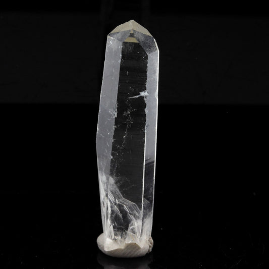 Quartz mineral. 29.37 carats. La Gardette Mine, Bourg d'Oisans, Isère, France