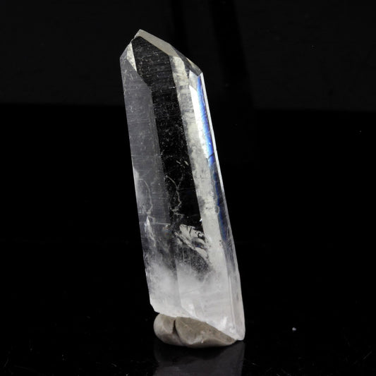 Quartz mineral. 29.43 carats. La Gardette Mine, Bourg d'Oisans, Isère, France
