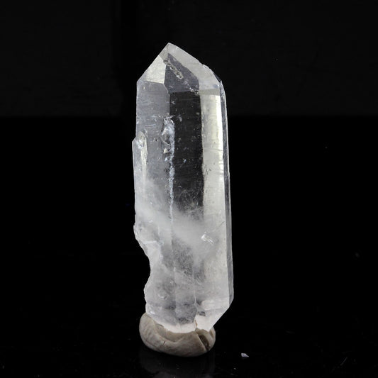 Quartz mineral biterminé. 27.54 carats. La Gardette Mine, Bourg d'Oisans, Isère, France