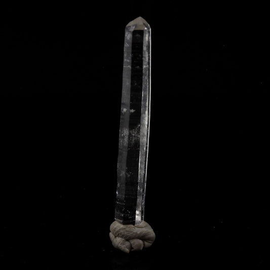 Quartz mineral biterminé. 6.11 carats. La Gardette Mine, Bourg d'Oisans, Isère, France