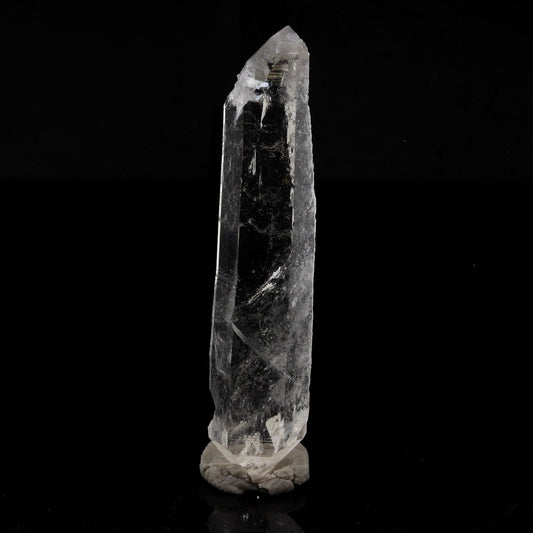 Quartz mineral biterminé. 19.04 carats. La Gardette Mine, Bourg d'Oisans, Isère, France