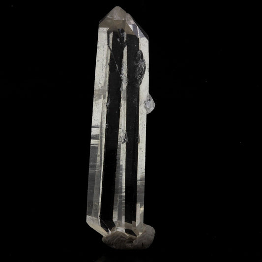 Quartz mineral biterminé. 22.34 carats. La Gardette Mine, Bourg d'Oisans, Isère, France