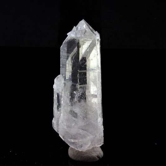 Quartz mineral. 31.64 carats. La Gardette Mine, Bourg d'Oisans, Isère, France