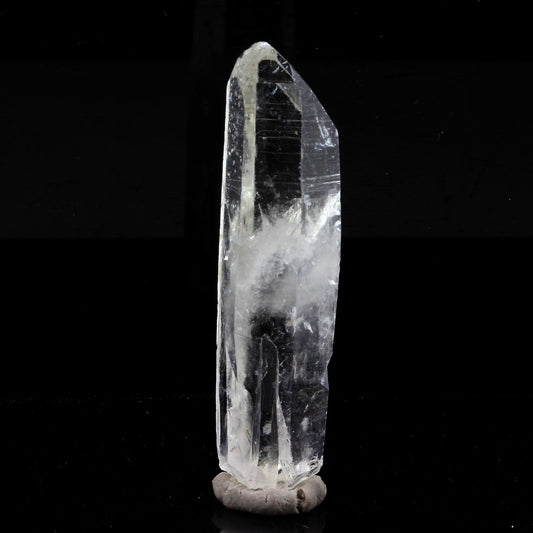 Quartz mineral. 37.78 carats. La Gardette Mine, Bourg d'Oisans, Isère, France