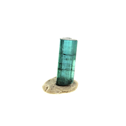 Tourmaline Indicolite. 1.71 carats. En provenance de Dara-e-Pech pegmatite field, Dara-e-Pech District, Kunar, Afghanistan
