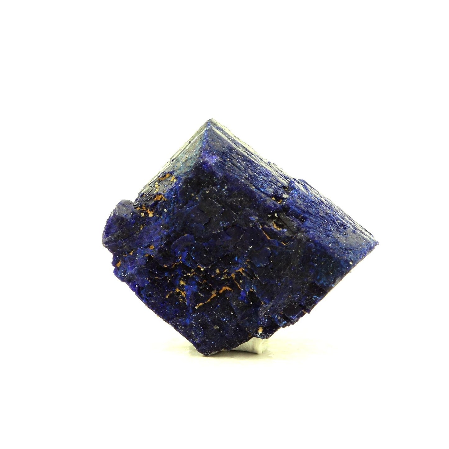 Chessylite (Azurite). 16.0 carats. Chessy-les-Mines, Rhone, France