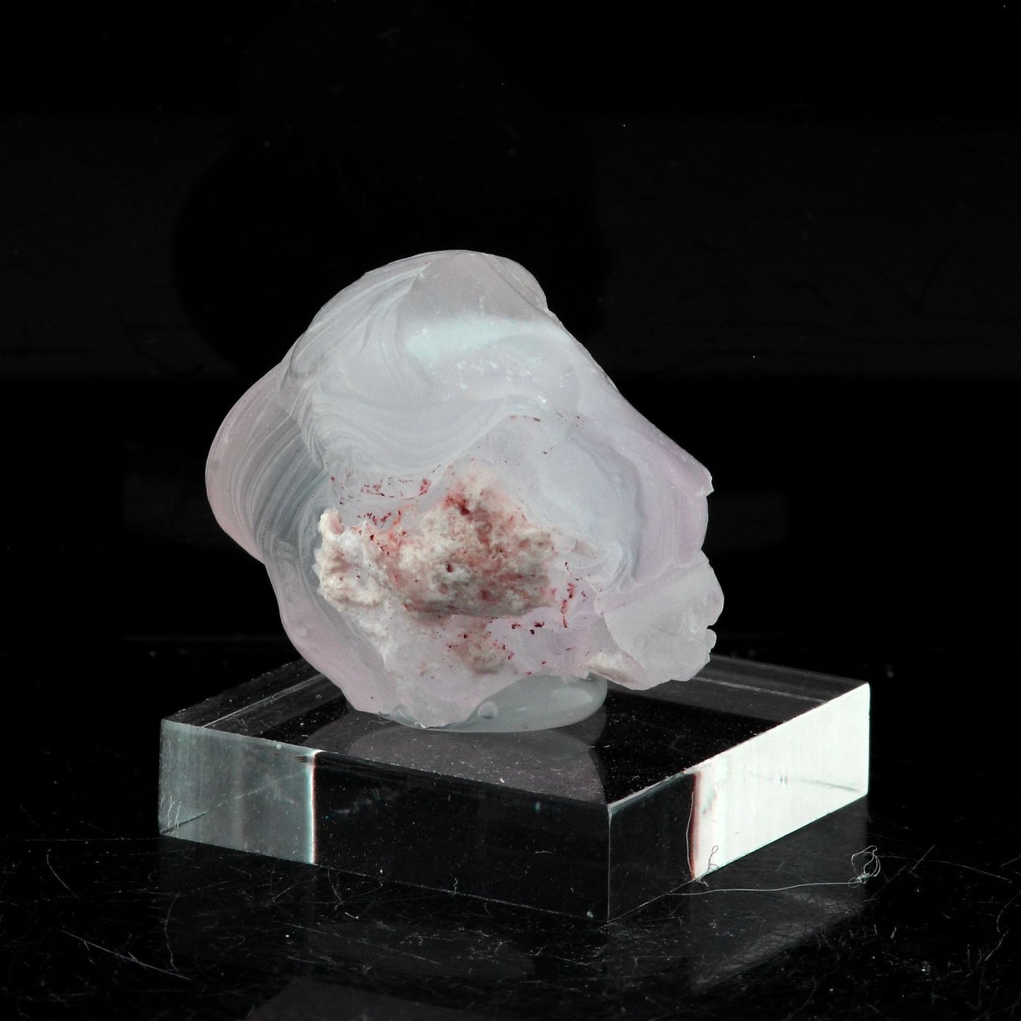 Calcédoine rose, 35.5 carats, Arizona, USA