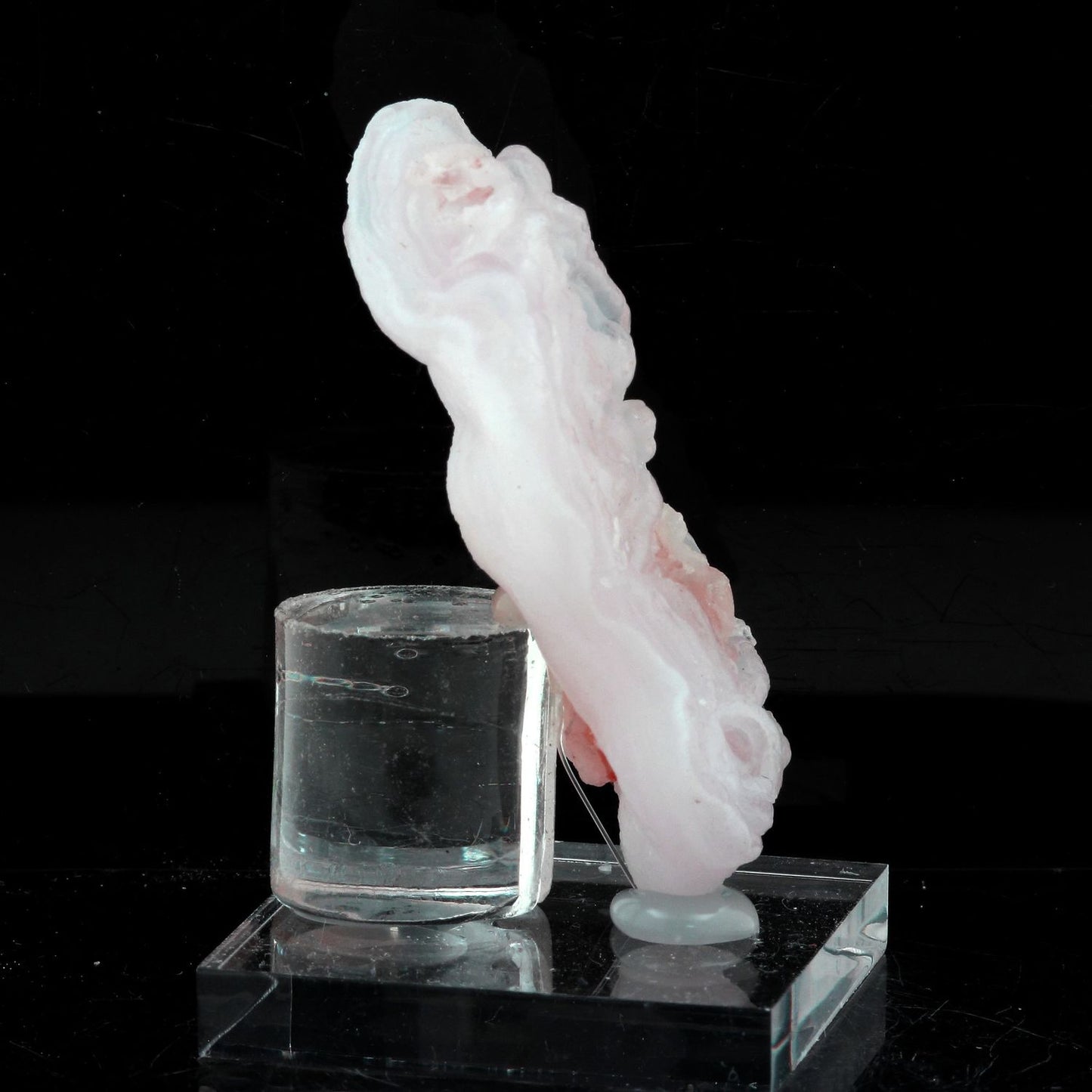 Calcédoine rose, 93.5 carats, Arizona, USA