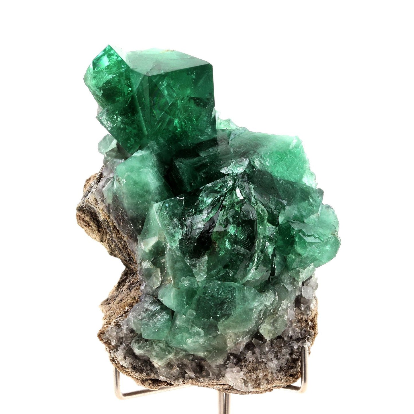 Fluorite en provenance de The Hidden Forest Pocket, Diana Maria Mine, Frosterley Weardale, Co. Durham, Royaume-Uni