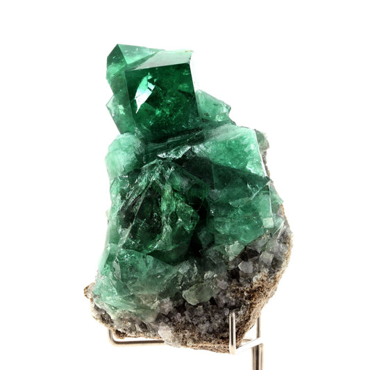 Fluorite en provenance de The Hidden Forest Pocket, Diana Maria Mine, Frosterley Weardale, Co. Durham, Royaume-Uni