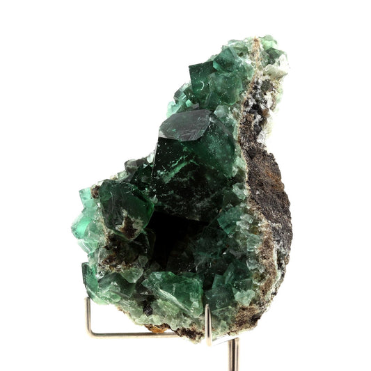 Fluorite en provenance de The Hidden Forest Pocket, Diana Maria Mine, Frosterley Weardale, Co. Durham, Royaume-Uni
