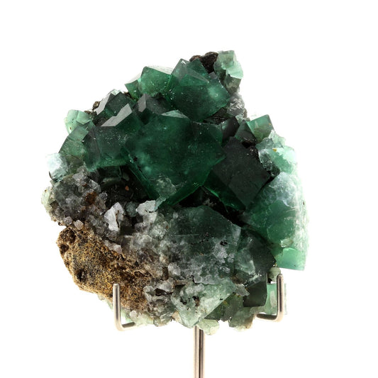 Fluorite en provenance de The Hidden Forest Pocket, Diana Maria Mine, Frosterley Weardale, Co. Durham, Royaume-Uni