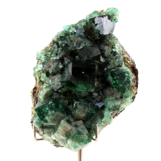 Fluorite en provenance de The Hidden Forest Pocket, Diana Maria Mine, Frosterley Weardale, Co. Durham, Royaume-Uni