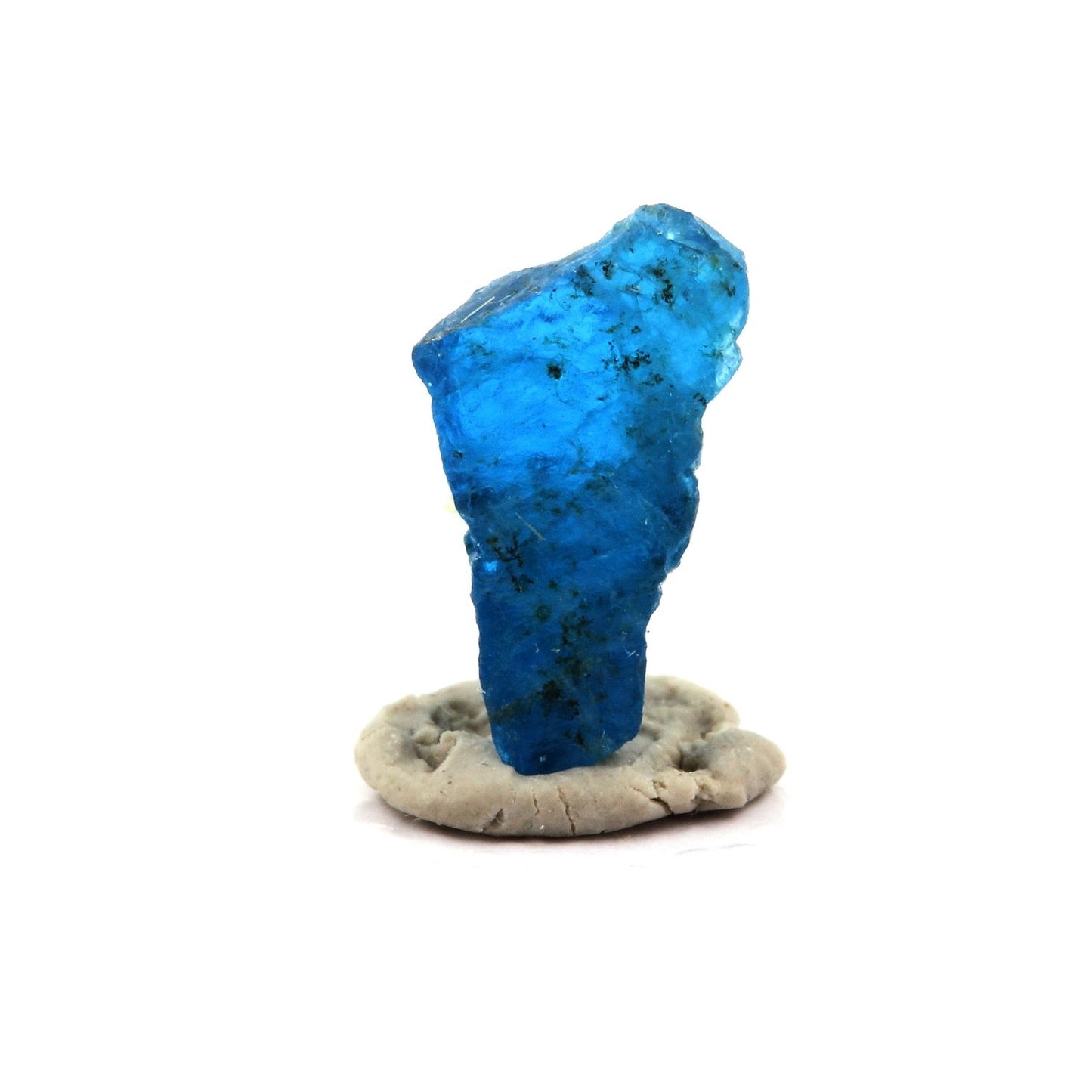 Apatite bleu neon en provenance de Norcross-Madagascar Apatite Mine, Isoanala, Betroka, Anosy, Madagascar