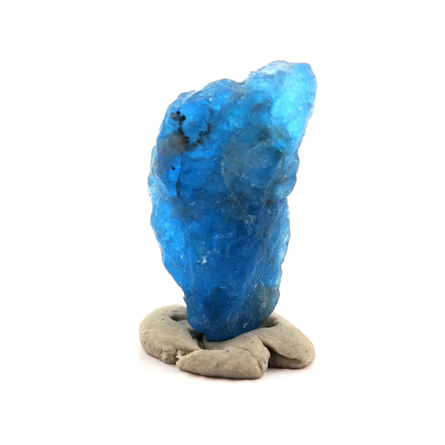 Apatite bleu neon. 3.30 carats. Betroka, Anosy, Madagascar