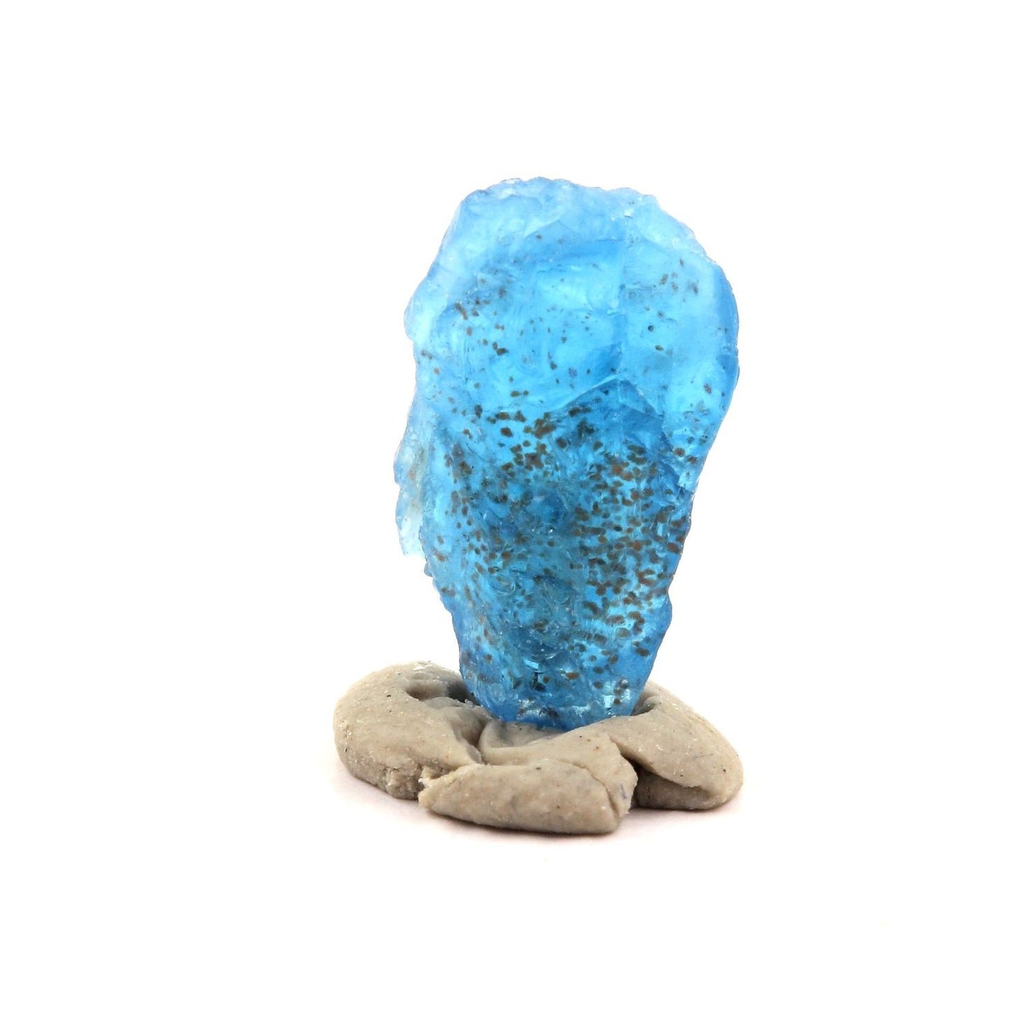 Apatite bleu neon. 3.30 carats. Betroka, Anosy, Madagascar