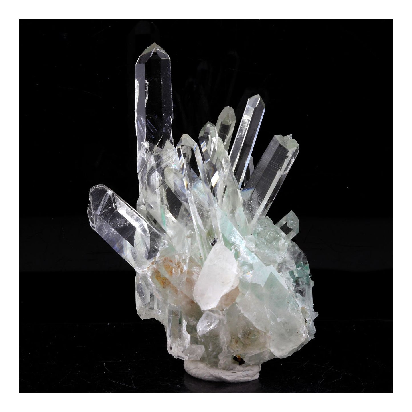Quartz + Chalcopyrite + Malachite. 136.0 carats. La Gardette Mine, Bourg d'Oisans, Isère, France