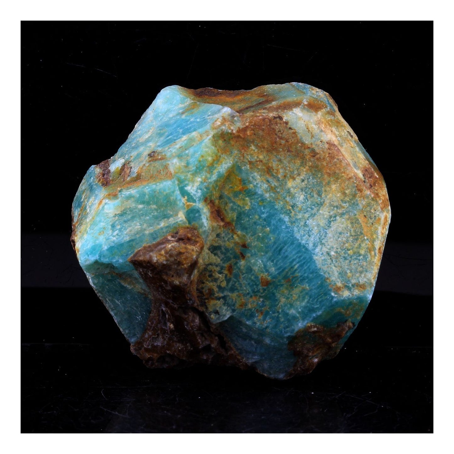 Amazonite. 263.5 carats. Konso, Southern Nations Nationalities and Peoples' Region, Ethiopie