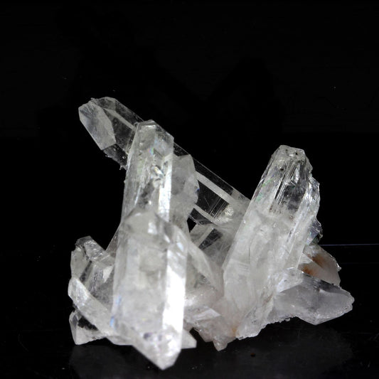 Quartz biterminé + Chalcopyrite. 41.0 carats. La Gardette Mine, Bourg d'Oisans, Isère, France