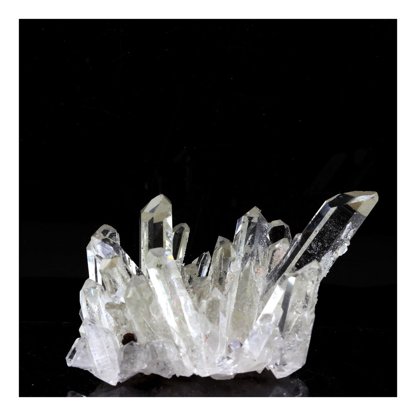 Quartz biterminé + Chalcopyrite. 198.5 carats. La Gardette Mine, Bourg d'Oisans, Isère, France