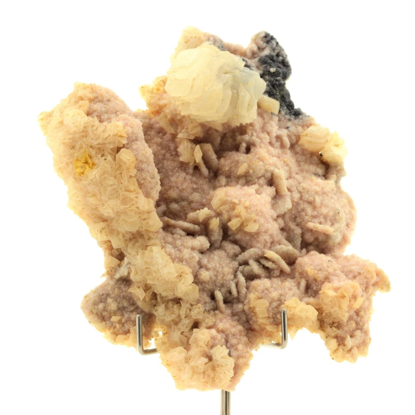 Rhodochrosite + Calcite. 1002.5 carats. Trepča, Mitrovica, Kosovo