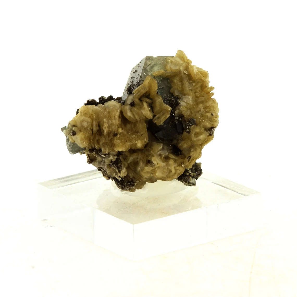 Apatite + Muscovite. 38.40 carats. Panasqueira Mines, Covilhã, Portugal