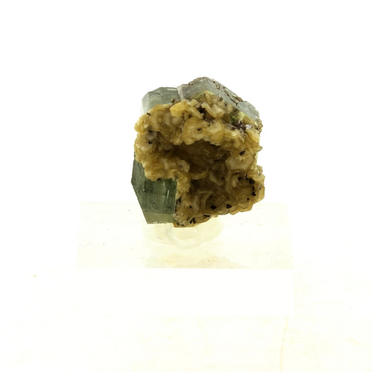 Apatite + Muscovite. 23.31 carats. Panasqueira Mines, Covilhã, Portugal