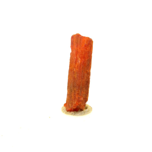 Crocoite. 1.07 carats. Adelaide Mine, Tasmania, Australie