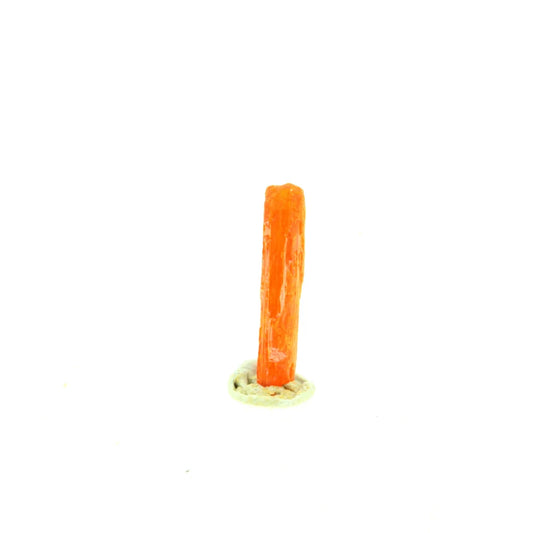 Crocoite. 1.64 carats. Adelaide Mine, Tasmania, Australie