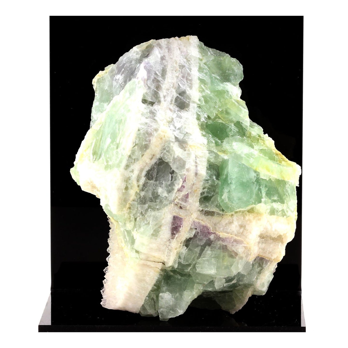 Fluorite + Quartz. 2625.0 carats. Marsanges Mine, Langeac, France