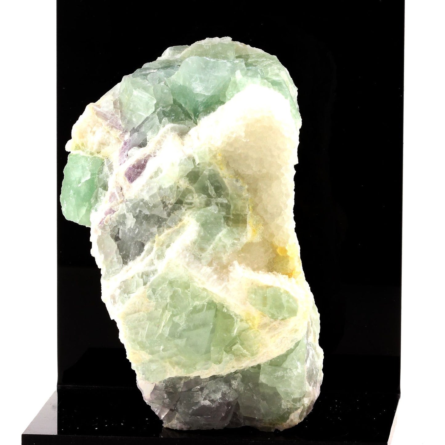 Fluorite + Quartz. 2625.0 carats. Marsanges Mine, Langeac, France