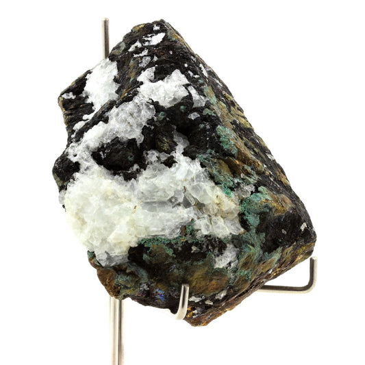 Chalcopyrite + Fluorite. 2940.0 carats. Mont-Roc Mine, Tarn, France