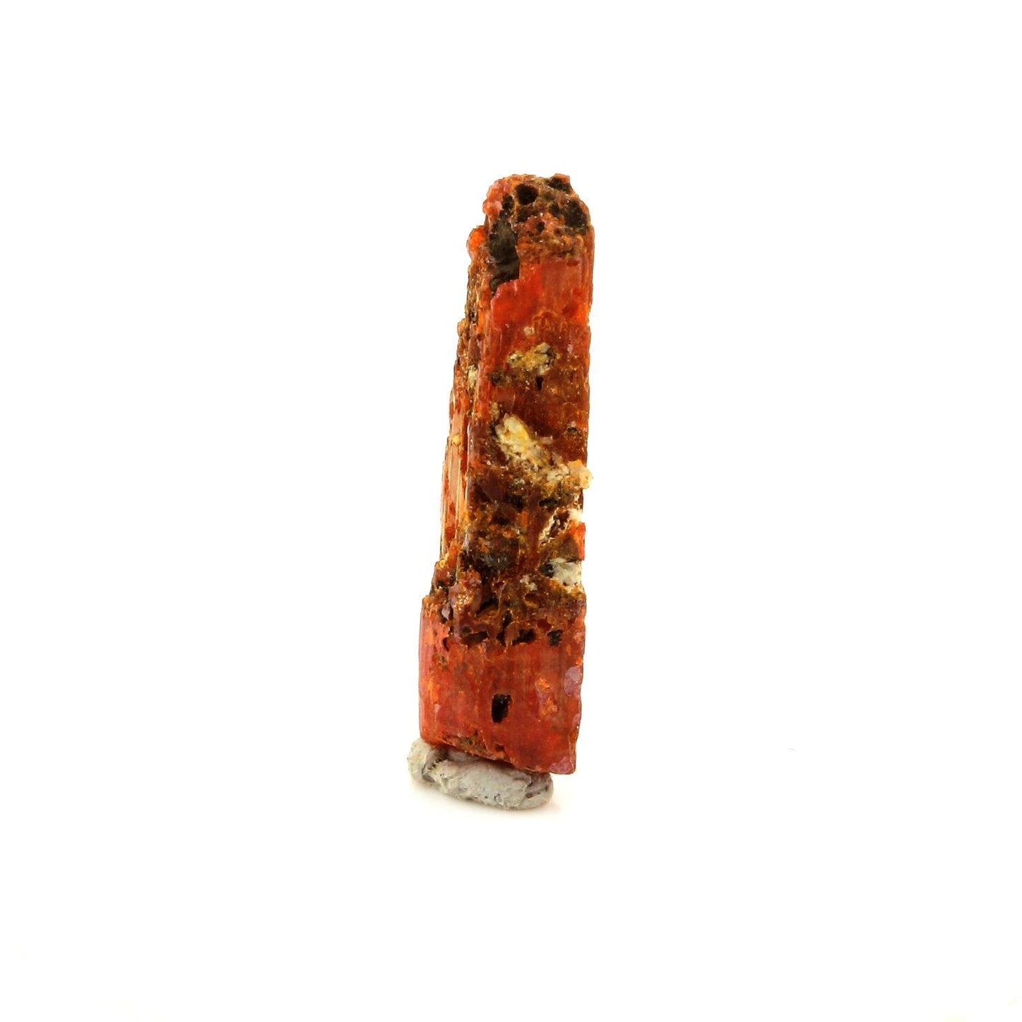 Crocoite. 3.69 carats. Adelaide Mine, Tasmania, Australie