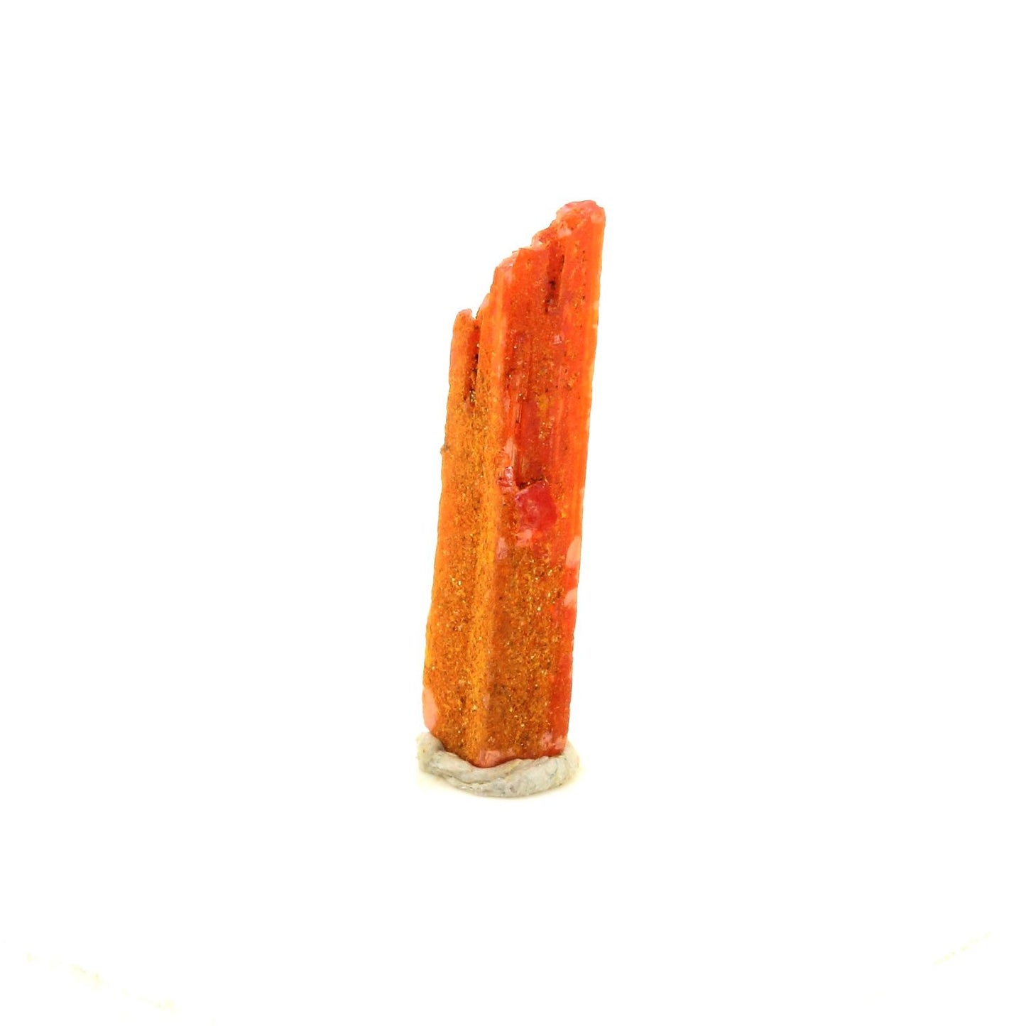 Crocoite. 1.82 carats. Adelaide Mine, Tasmania, Australie
