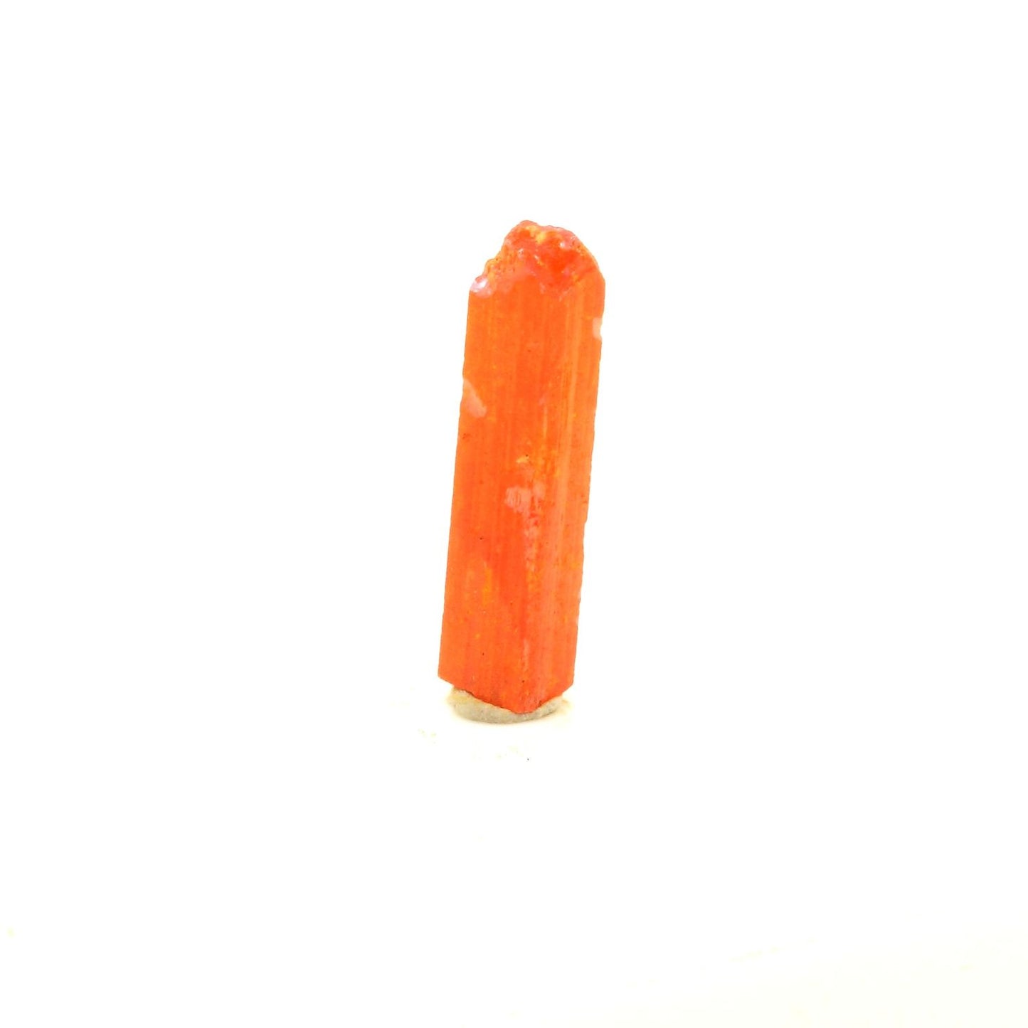 Crocoite. 1.16 carats. Adelaide Mine, Tasmania, Australie