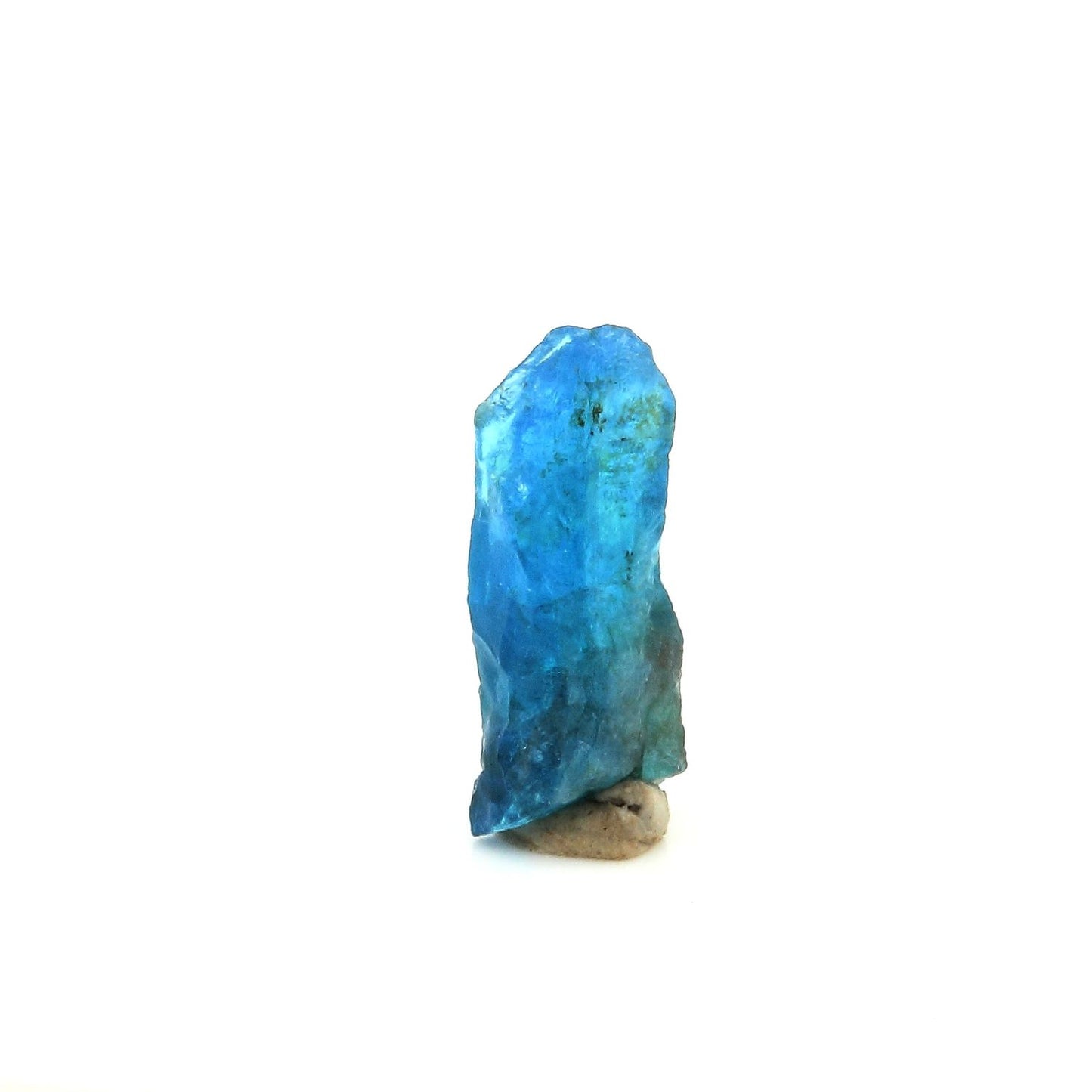 Apatite bleu neon. 1.32 carats. Betroka, Anosy, Madagascar