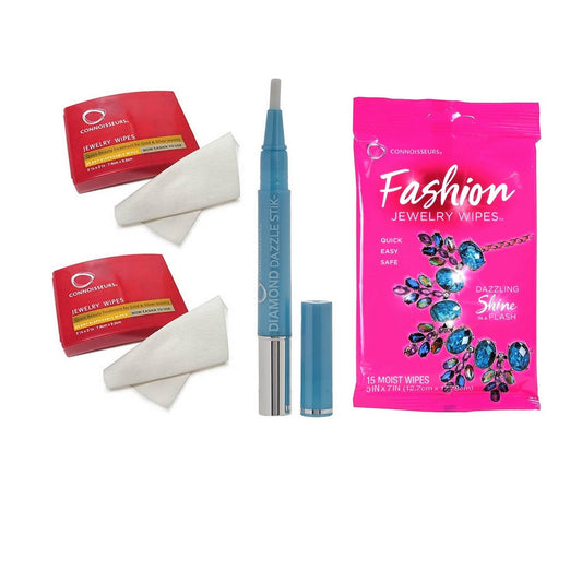 Connoisseurs Pack 15 Fashion Wipes + 50 Lingettes + Stick pour diamants