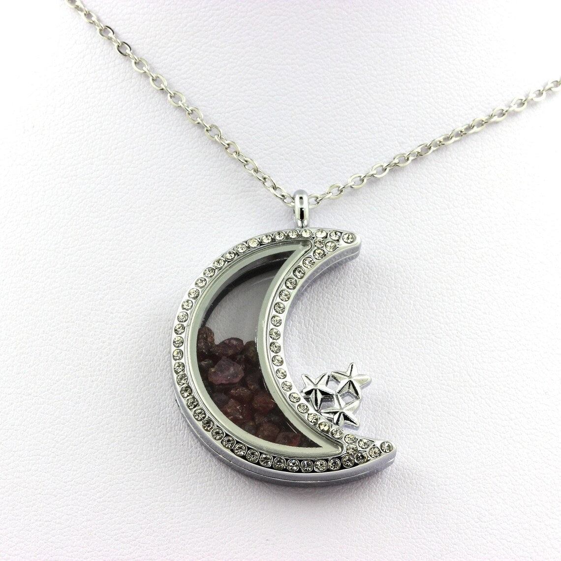 Collier Rubis naturels modèle Lune