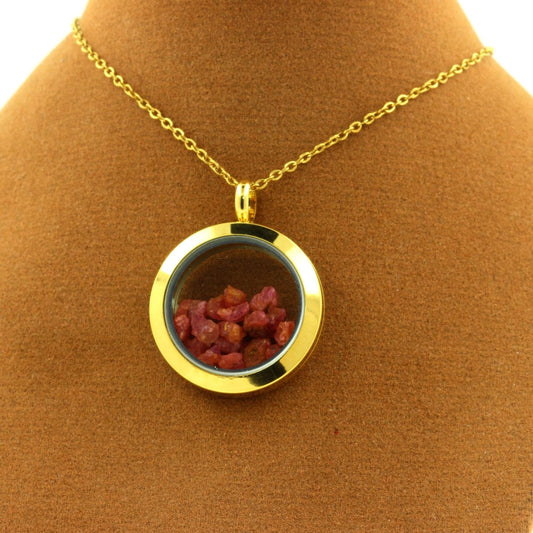 Collier Spinelle Modèle Médaillon