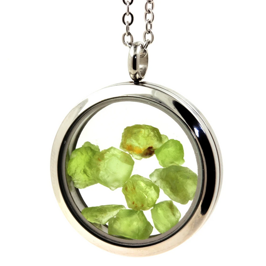 Collier Péridot modèle Médaillon