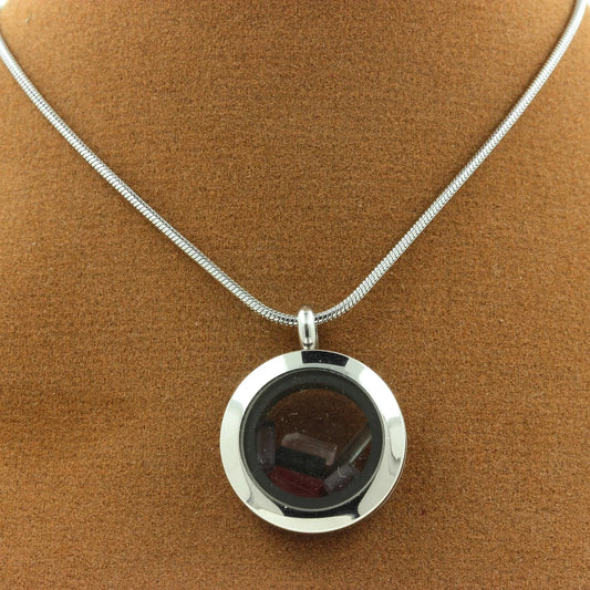 Collier Tourmaline multicolore modèle Médaillon