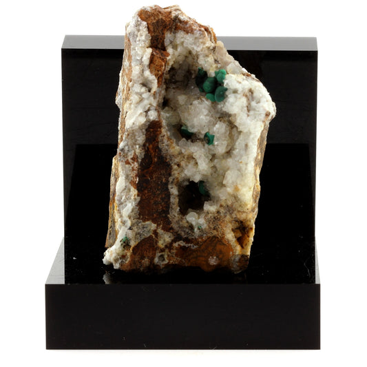 Malachite + Quartz. 1405.1 carats. Massif de l'Arize, Séronais, Ariège, France