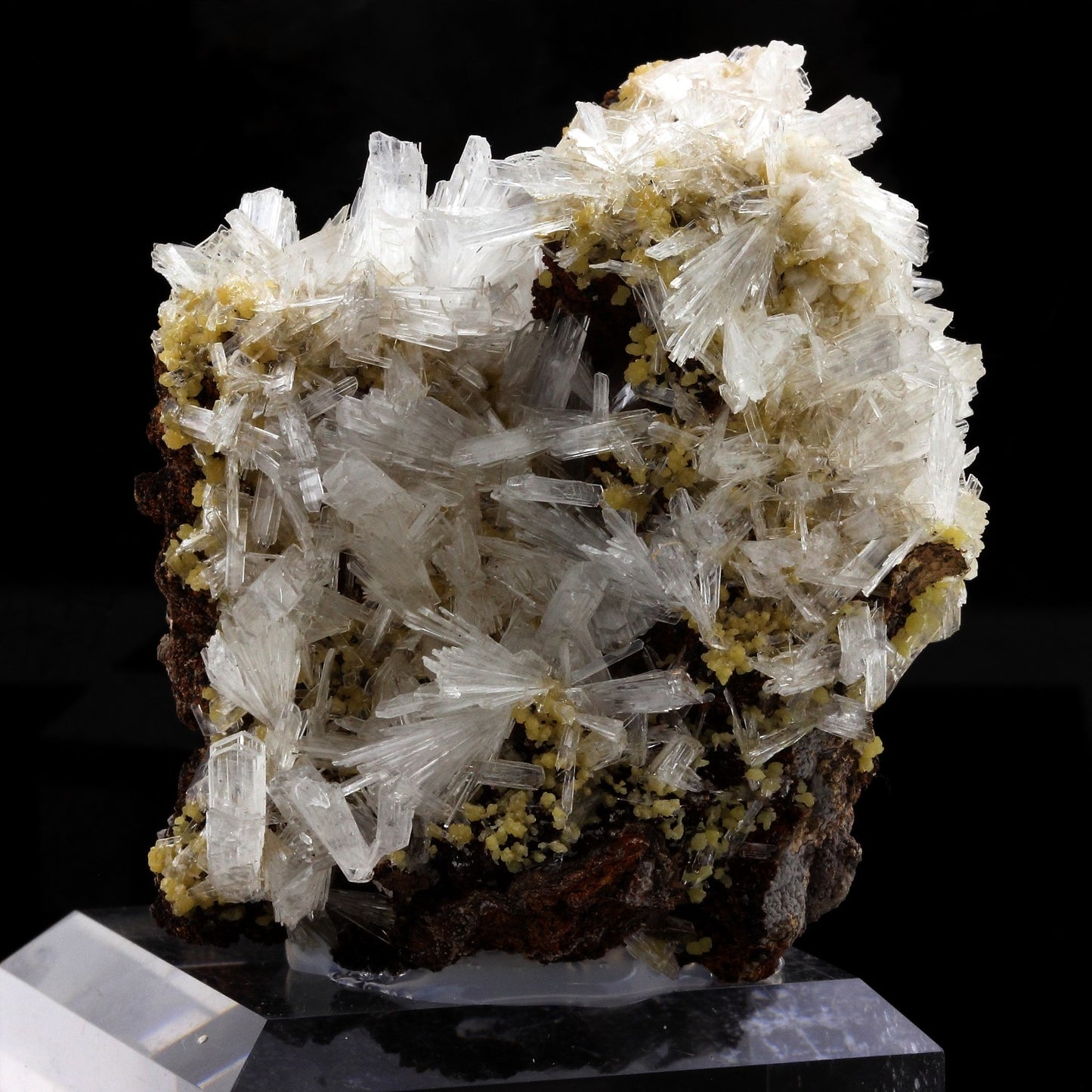 Hemimorphite + Mimetite. 1030.0 carats. Ojuela Mine, Durango, Mexique