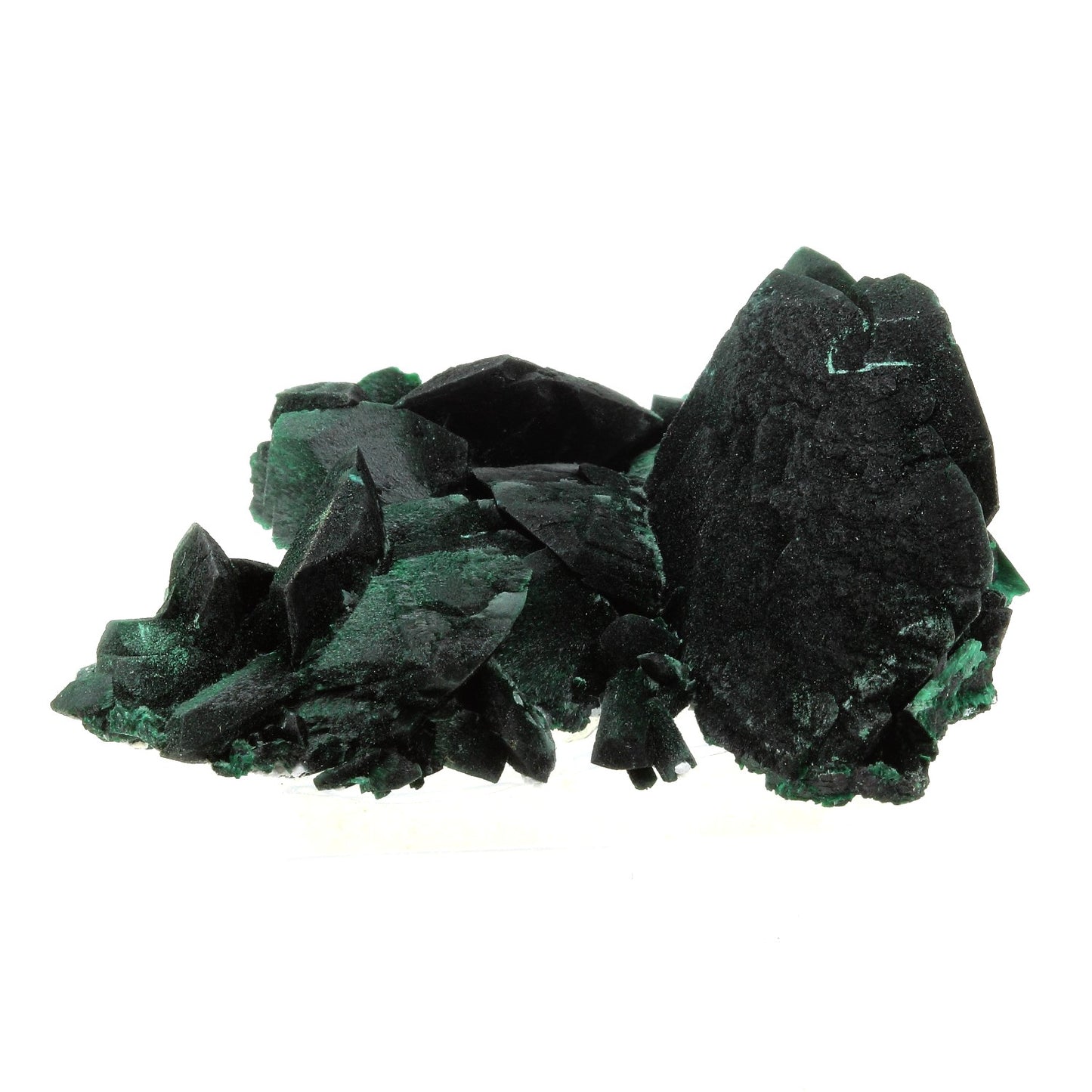 Malachite après Azurite. 368.0 carats. Milpillas Mine, Sonora, Mexique