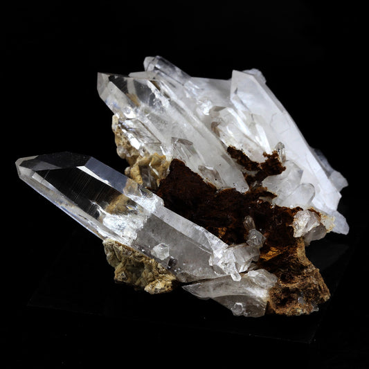 Quartz + Limonite. 272.0 carats. Freney d'Oisans, Bourg d'Oisans, France