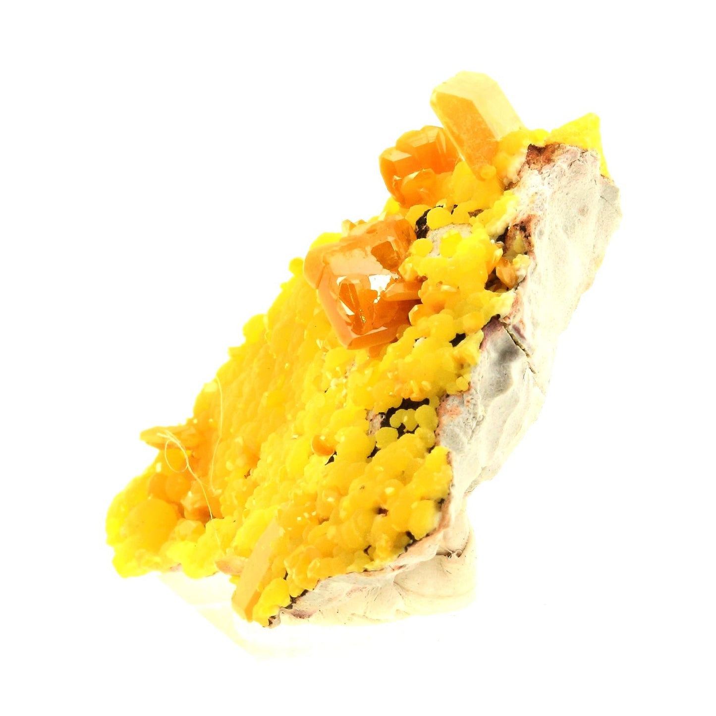 Wulfenite + Mimetite. 395.5 carats. La Morita Mine, Chihuahua, Mexique