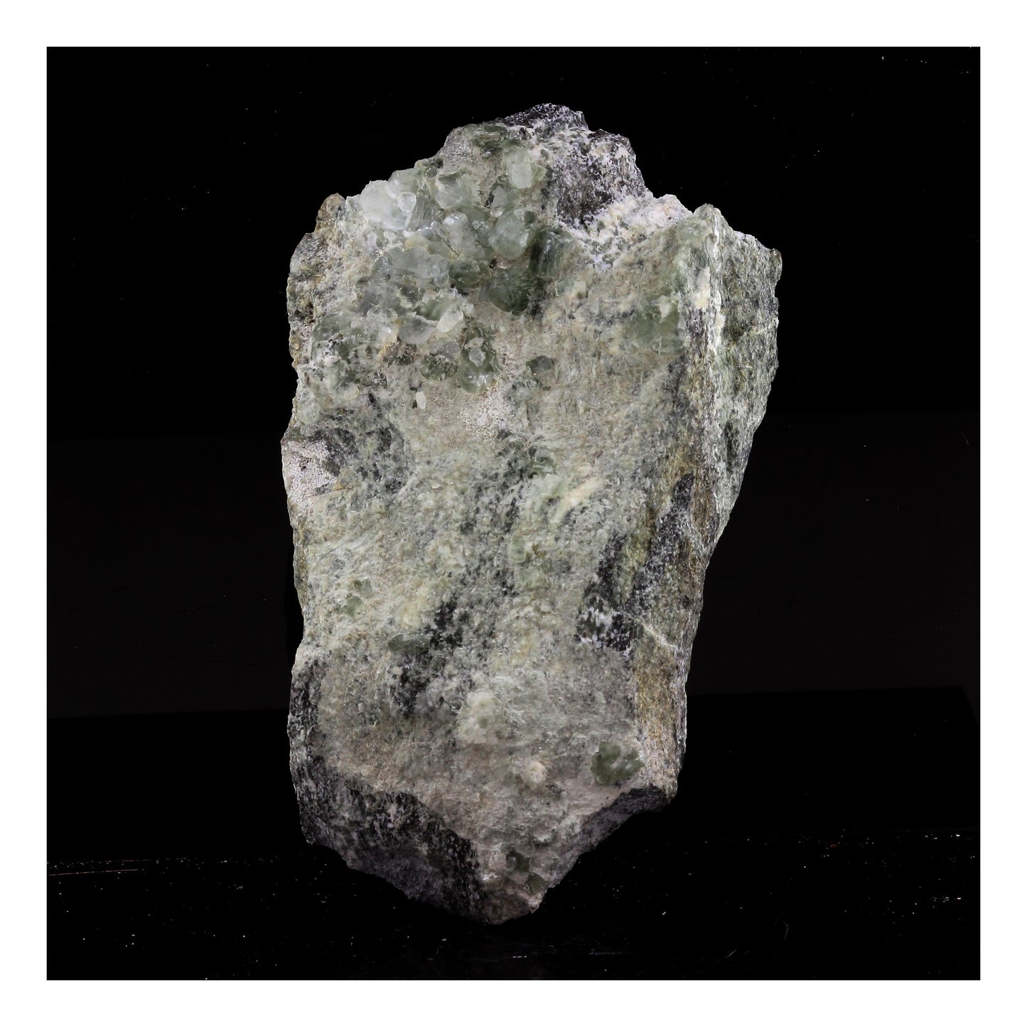 Prehnite. 370.5 carats. La Combe de la Selle, St Christophe-en-Oisans, Isère, France