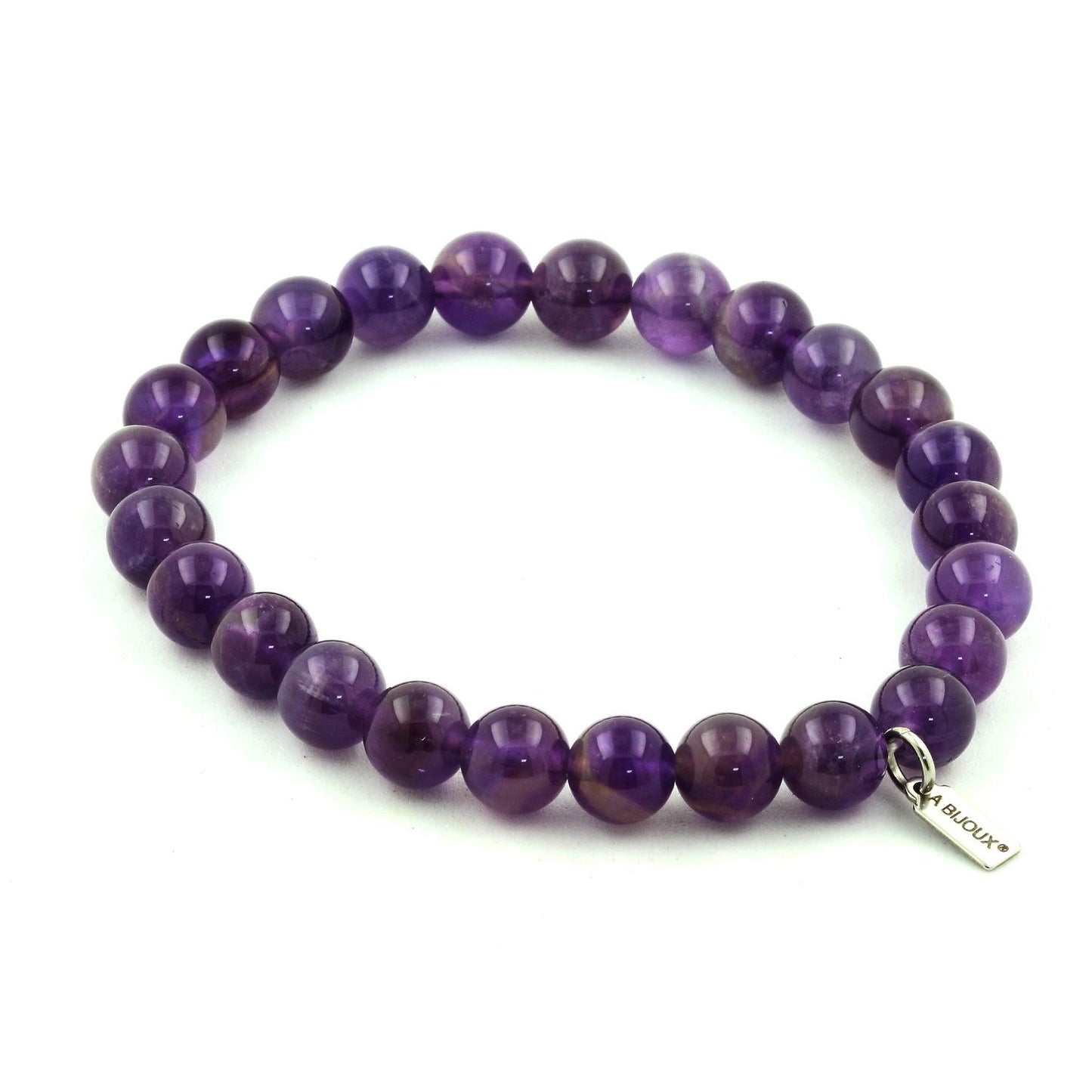 Améthyste. Bracelet en Perles naturelles
