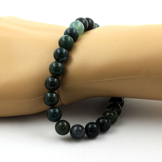 Agate mousse. Bracelet en Perles naturelles